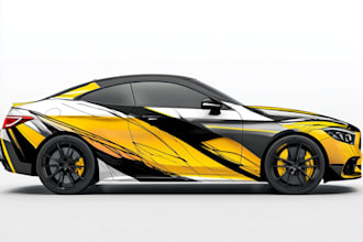 do a premium van wrap design, vehicle wrap design