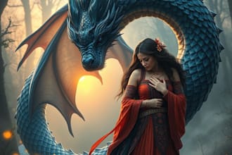 create a fantasy character design and dnd character art