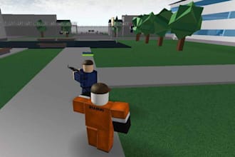 do roblox scripting,npc,combat system,guis,gameplay machines,r16,animate,maps
