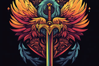 create a fantasy, rpg, sci fi, steam, app animated game logo