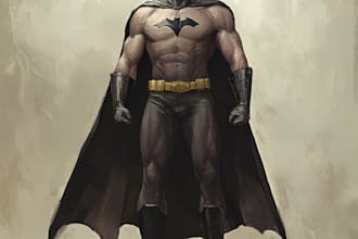 do superhero characters illustrations from your photos