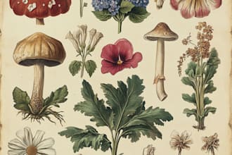 draw botanical and anatomical scientific illustrations