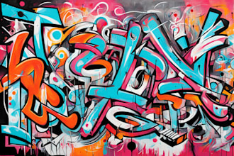 do illustration expressionism art, graffiti, abstract