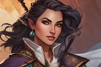 draw dnd character art illustration commissions