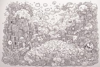 make wonderful doodle art in my style