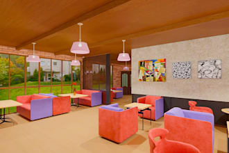 creative 3d living room interior design,cafe,house,garage,kitchen,swimming pool