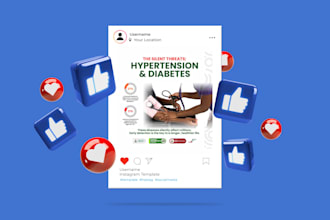 design health, fitness, nutritional infographic flyer