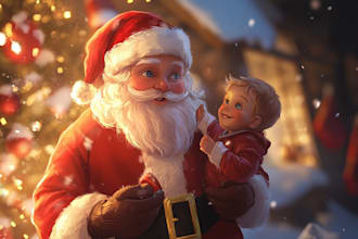 do  cute christmas pattern and illustration