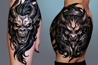 create dark tattoo art