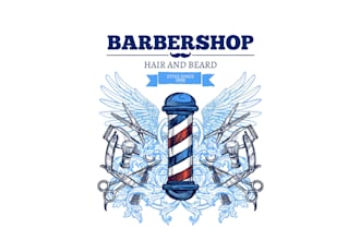 design barber shop logo