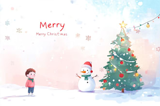 make amazing christmas,greeting or holiday card