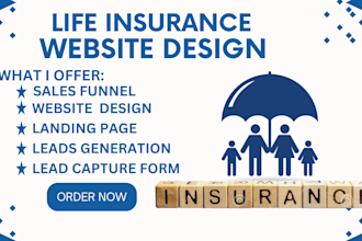 build life insurance website life insurance leads life insurance landing page