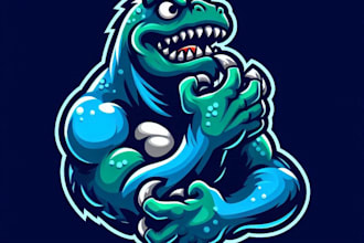 do most popular monster mascot logo design service