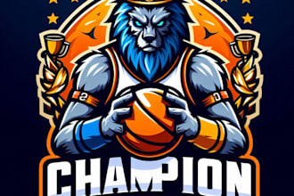 do player champion mascot logo design service