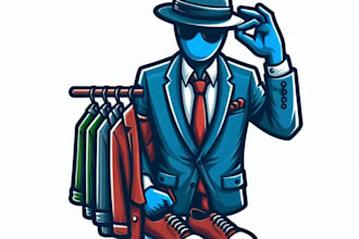 do unique for fashion style mascot logo design service