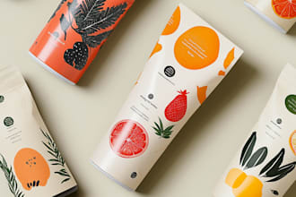 make label, pouch or box packaging with all files in 1 day
