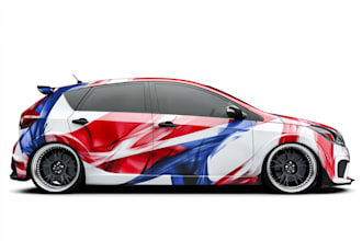 design an awesome vehicle wrap, car wrap