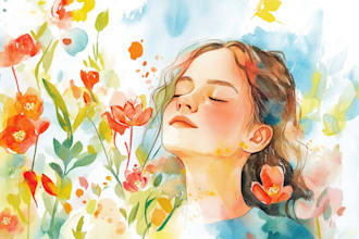 draw portraits in sketch or in watercolors or color pencils