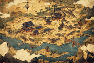 draw fantasy maps and city maps