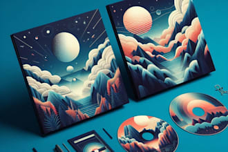 design unique album cover mixtape cover or single cover art