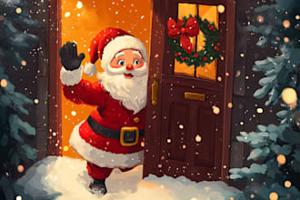 make christmas, flyer, greeting card or poster design, etc