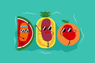 design cute t shirt design for your merch, shop, etc