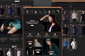 design clothing website streetwear boutique baby store y2k shopify store website