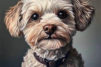 do realistic portraits of your cat, dog or any pets by pencil