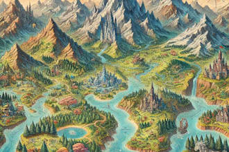 create a custom fantasy map
