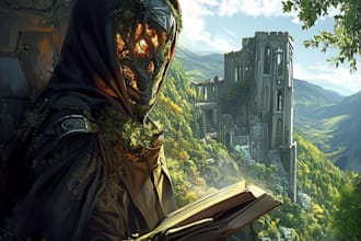 do a sci fi art , sci fi character and concept art