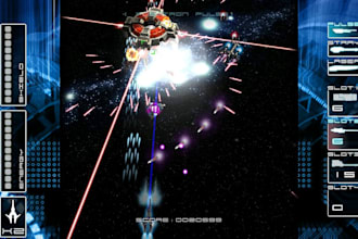 make space shooter game, game mechanism, party game, flash game