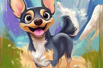 do amazing disney pet portrait