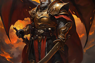make dnd character art and dnd character