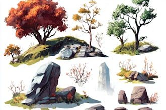 environment concept  art landscape design