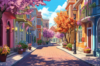 do background illustration and environment concept art