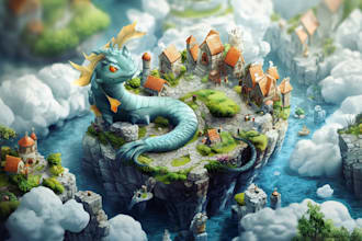 create a custom fantasy map for you
