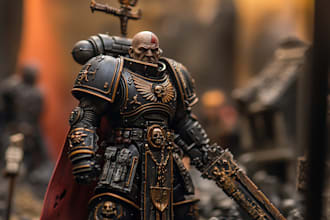 draw your warhammer 40k, age of sigmar and dnd miniatures