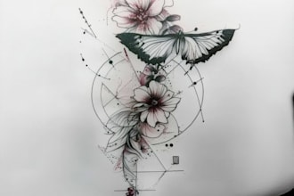draw custom tattoo designs