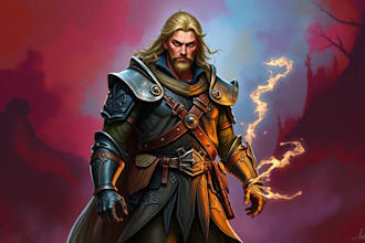 dnd character art and dnd character art