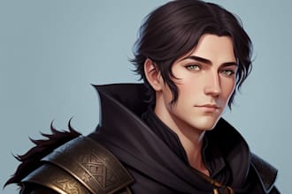 draw fantasy illustration and dnd character art for you