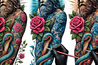 design custom sacred geometry or tattoo design