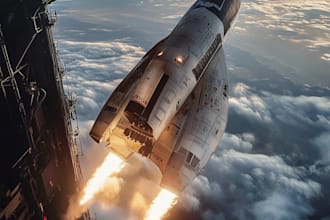draw a spaceship or vehicle design
