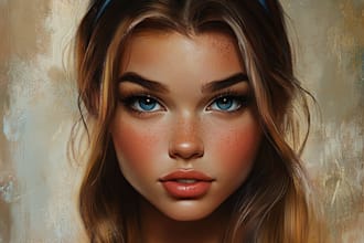 draw cartoon disney portrait