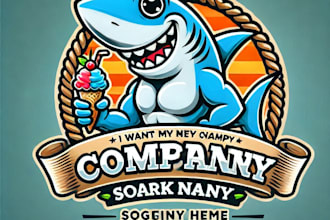 do make shark mascot logo design with 1 day delivery