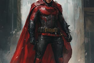 design cartoon character superhero etc from your photos