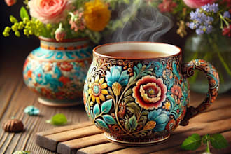 do custom typography coffee mug design or coffee mug design