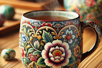 create cool coffee mug designs for your pod business