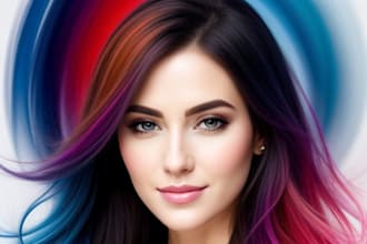 create amazing abstract art portrait from your photo