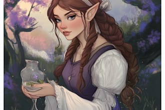 draw female characters for you