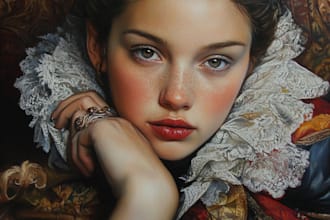 do renaissance art oil painting portrait